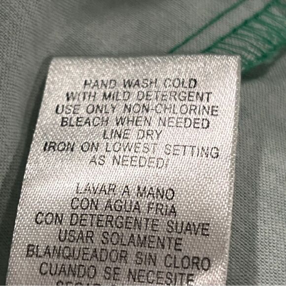 Studio I Floral Green and White Sleeveless v-neck formal Dress size 14 - Picture 11 of 14